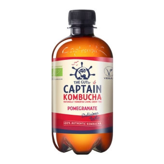 The Gutsy Captain - Kombucha Pomegranate - Bio - 12 x 400 ml