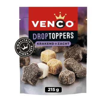 Venco - Droptoppers Krakend Zacht - 10x 215g