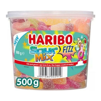 Haribo - Sour Mix Zizz Silo - 6x 500g