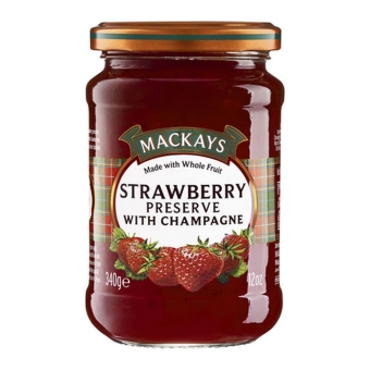 Mackays - Strawberry Champagne Preserve - 6x 340g