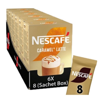 Nescafé - Gold Caramel Latte - 6x 8 zakjes