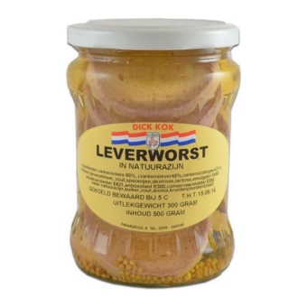Dick Kok - Leverworst Plakken - 300g