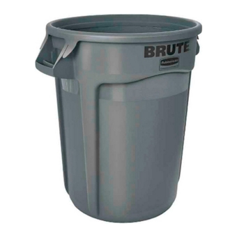 Rubbermaid - Ronde Brute Container Grijs - 121,1ltr