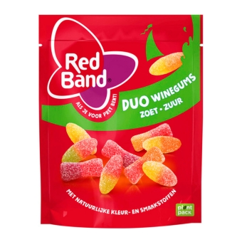 Red Band - Duo Winegums Zoet Zuur - 10x 215g
