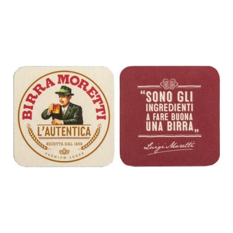 Birra Moretti - Viltjes - 4x 100 stuks