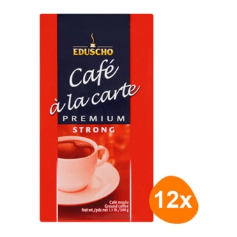 Eduscho - Café à la carte Premium Strong Gemalen koffie - 12x 500g