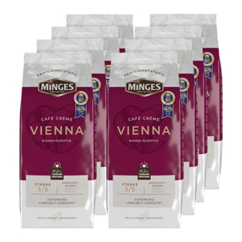 Minges - Café Crème Vienna Bonen - 8x 1kg