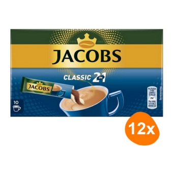 Jacobs - Classic 2in1 Sticks Oploskoffie - 12x 10 sticks