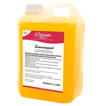 Nic - Milkshakesiroop Sinaasappel - 2 liter