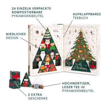 English Tea Shop - Theeboek Adventskalender - 50 gram