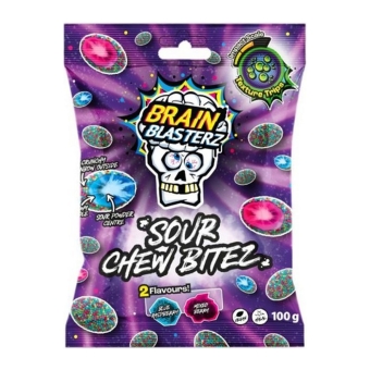 Brain Blasterz - Chew Bites Zakje - 12x 100g