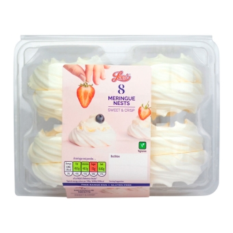 Lees Of Scotland - Meringue Nests Blister - 8 x 100 gram
