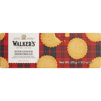 Walkers - Walker's Stem Ginger Shortbread Doos - 12 x 175 gram