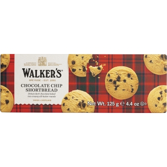 Walkers - Walker's Choc Chip Shortbread Doos - 12 x 125 gram