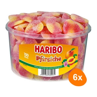 Haribo - Perziken - 6x 150 stuks
