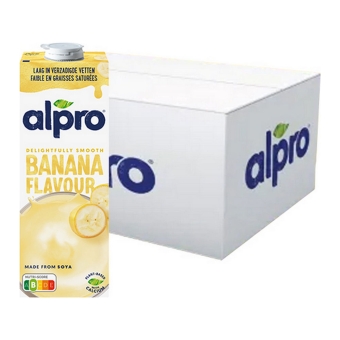 Alpro - Soja Drink Banaan - 4x 1ltr