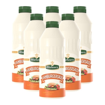 Oliehoorn - Hamburgersaus - 6x 900ml