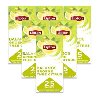 Lipton - Feel Good Selection Groene Thee Citrus - 6x 25 zakjes