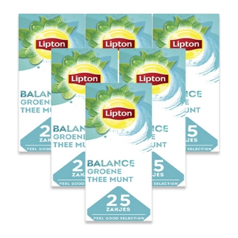 Lipton -Feel Good Selection Groene Thee Munt - 6x 25 zakjes