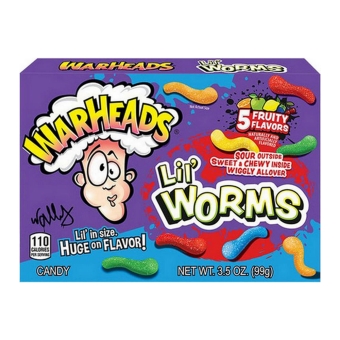 Warheads - Lil Worms - 12 x 99 gram