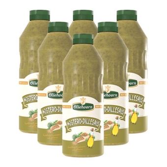 Oliehoorn - Mosterd Dillesaus - 6x 900ml