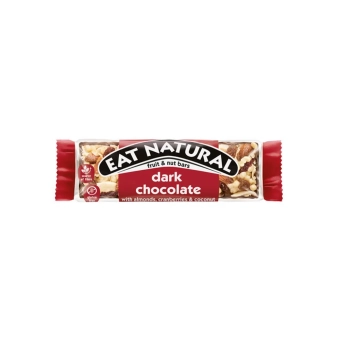 Eat Natural - Dark Chocolate & Cranberry Almond Coconut - 12x 40g