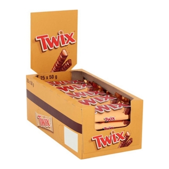 Twix - Chocoladereep - 25 repen