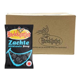 Harlekijntjes - Zachte Mildzoute Drop - 12x 300g