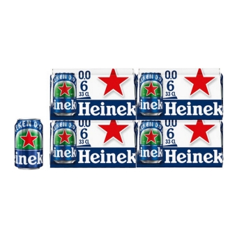 Heineken - Alcoholvrij Bier 0.0% - 24x 330ml