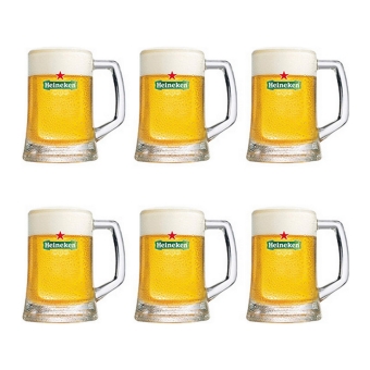 Heineken - Bierpul 500ml - 6 stuks