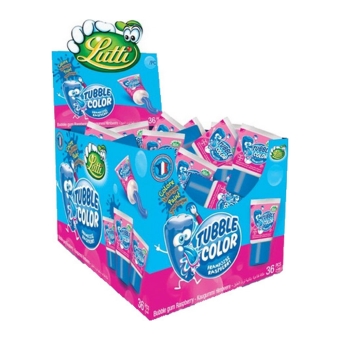 Lutti - Tubble Gum "Framboos" - 36 stuks