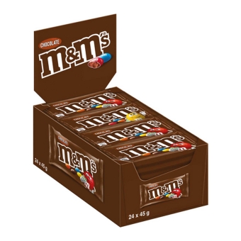 M&M's - Chocolate - 24 zakjes