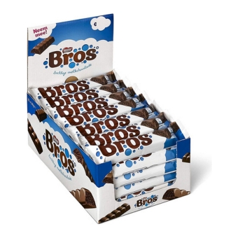 Bros - Luchtige Melkchocolade - 40 Repen