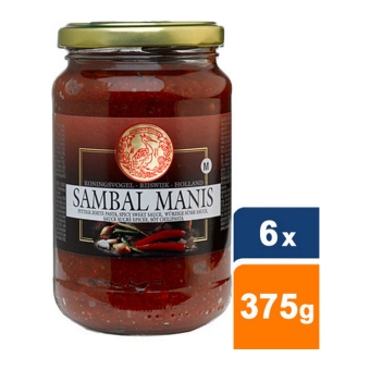 Koningsvogel - Sambal Manis - 6x 375g
