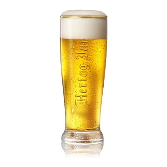 Hertog Jan - Bierglas Fluitje "Embossed"  250ml - 6 stuks