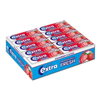 Wrigley's - Extra Professional Fresh Strawberry - 30x 10 stuks