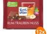 Ritter Sport - Rum Rozijnen Hazelnoten - 12x 100g