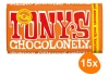 Tony's Chocolonely - Melk karamel zeezout - 15x 180g