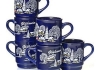 VanWell - Glühweinbeker (Blauw) 200ml - 6 stuks