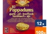 Patak's - Pappadum Knoflook (Klaar voor bereiding) - 12x 100g