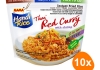 Mama Handi Rice - Instant Gebakken jasmijnrijst Thai Red Curry met garnalen - 10 zakjes