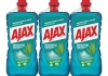 Ajax - Allesreiniger Eucalyptus - 3x 1,25ltr