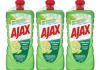 Ajax - Allesreiniger Lemon - 3x 1,25ltr