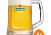 Heineken - Bierpul 500ml - 6 stuks
