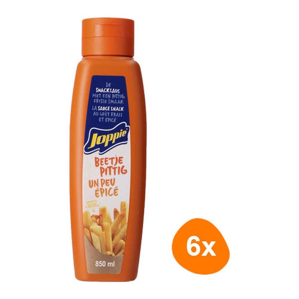 Elite Joppie saus Beetje Pittig 6x 850ml