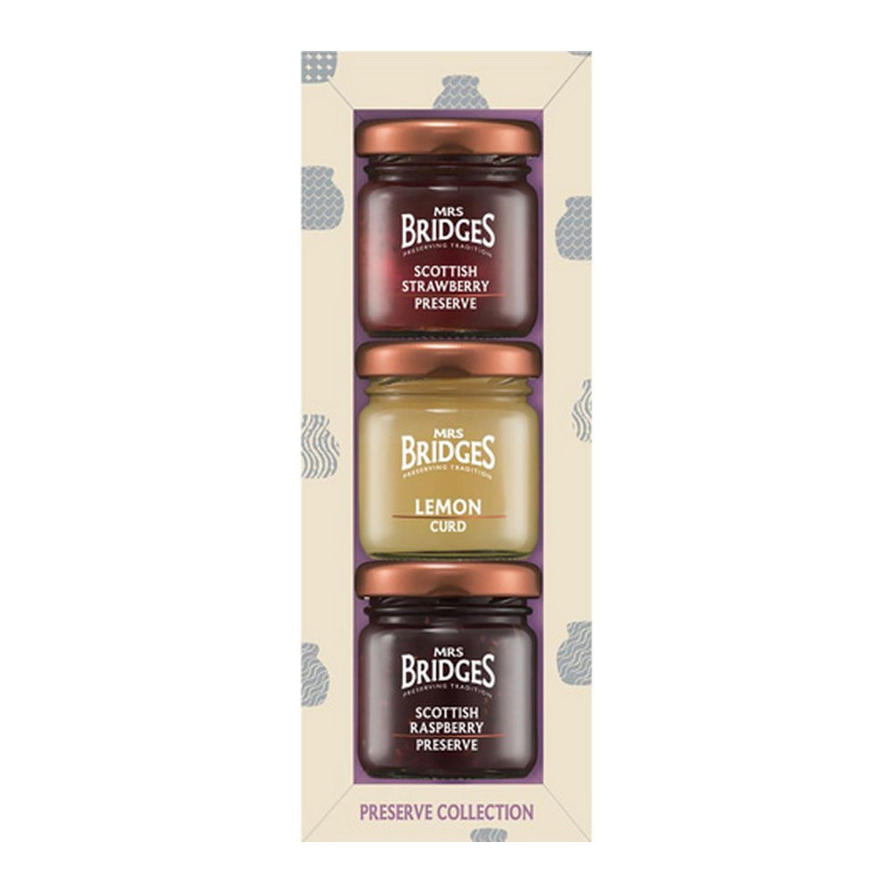 Mrs Bridges Geschenkset Preserve Collection 3x 42g