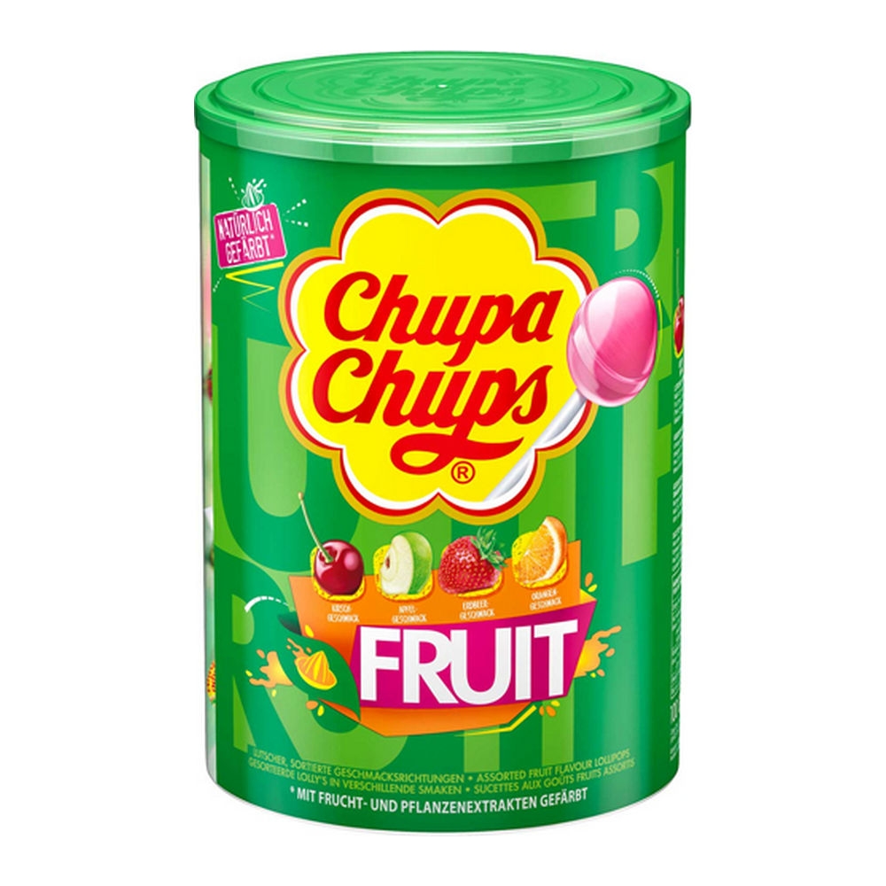 Chupa Chups Lollyapos s Fruit 100 stuks