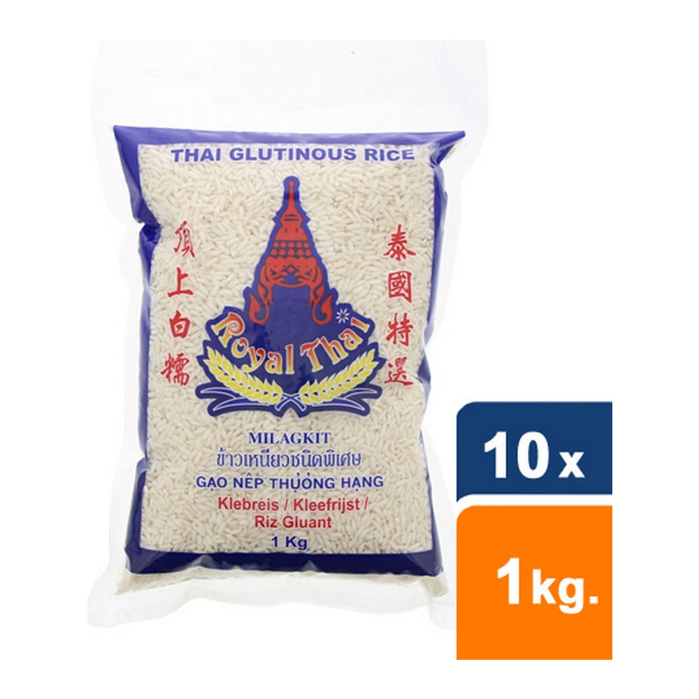 Royal Thai Kleefrijst 10x 1kg