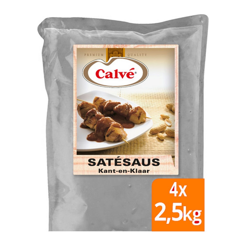 Calvé Satésaus Kant en klaar 4x 25kg