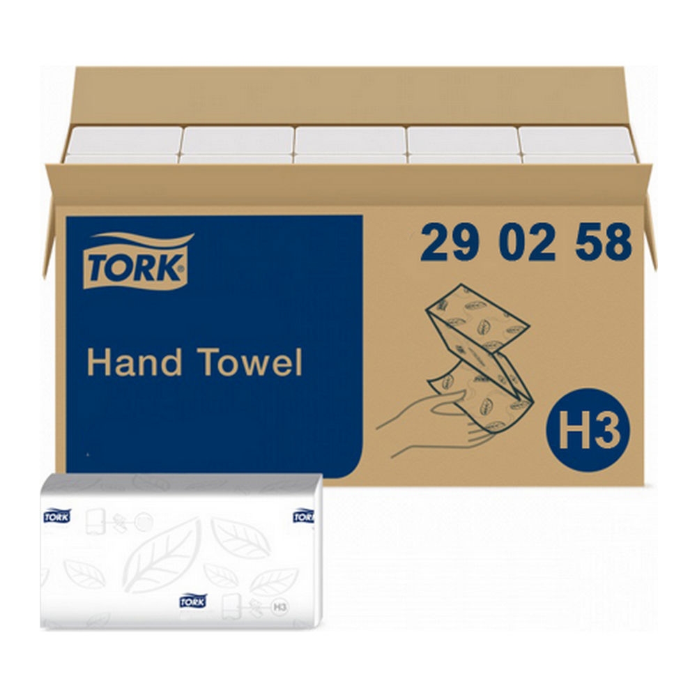 Tork - Papieren Handdoeken H3 Advanced 2-laags (29 02 58) - 3x (5x 250 stuks) afbeelding 1